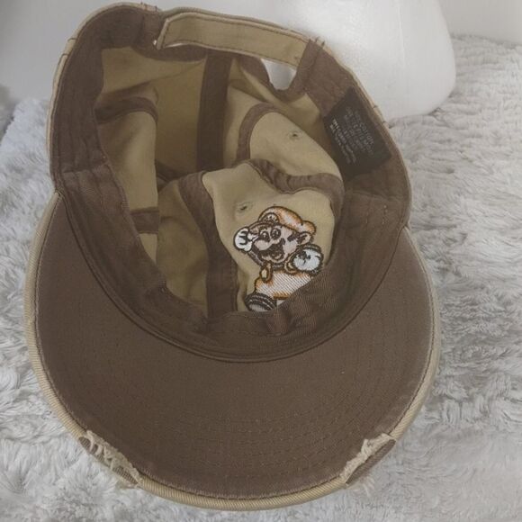 Distressed Nintendo Mario Brothers Mario Cap - Picture 10 of 11